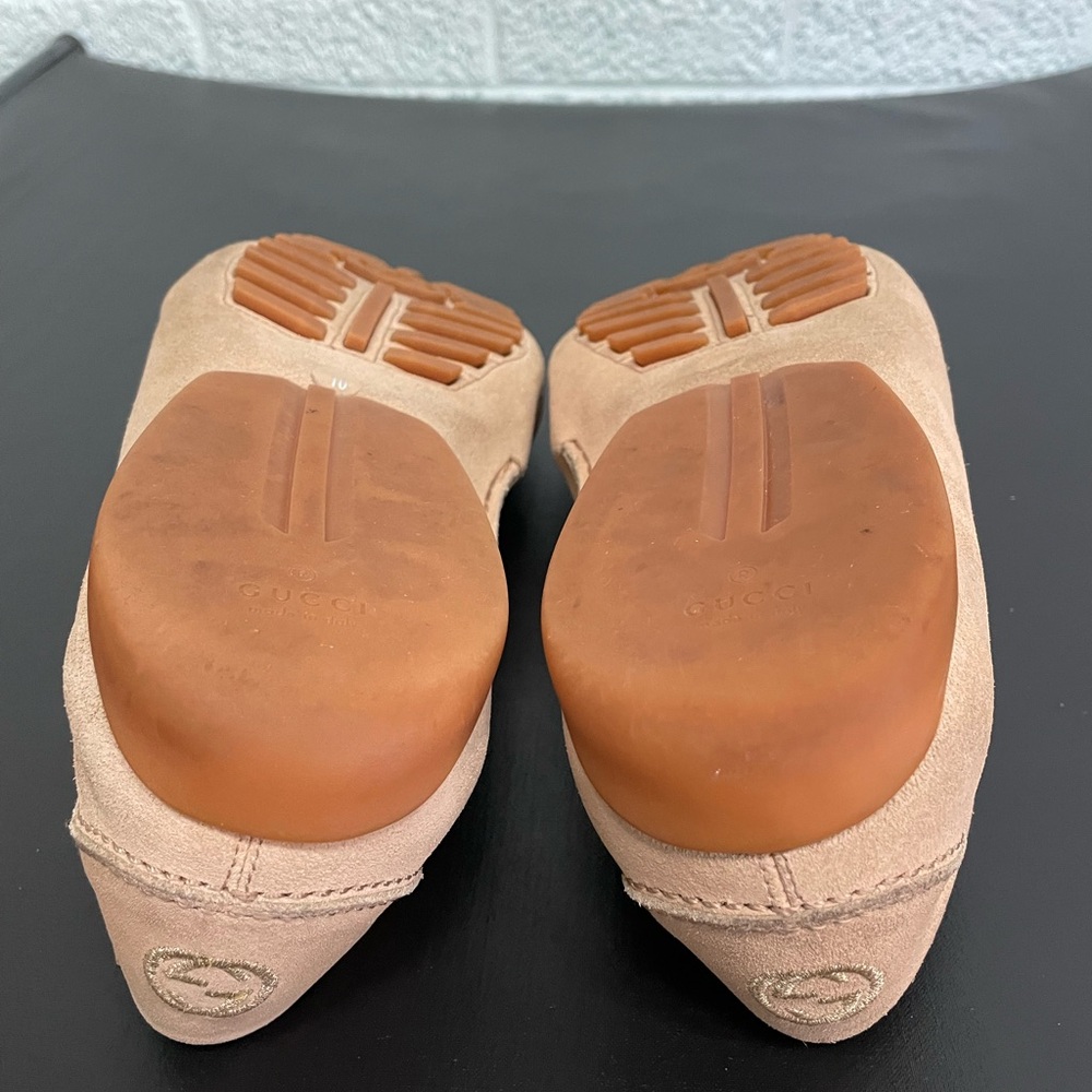 Gucci suede bamboo tassel driving loafers shoes sz 10 men’s - Picture 14 of 16